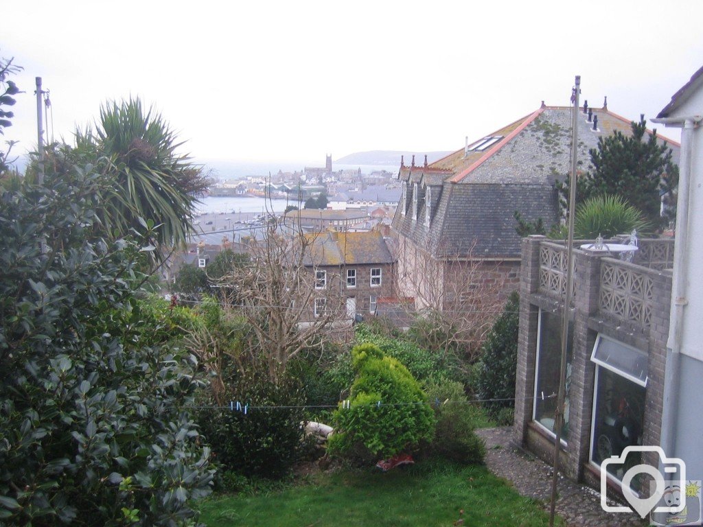 View from end of Harbour View Crescent over Penzance