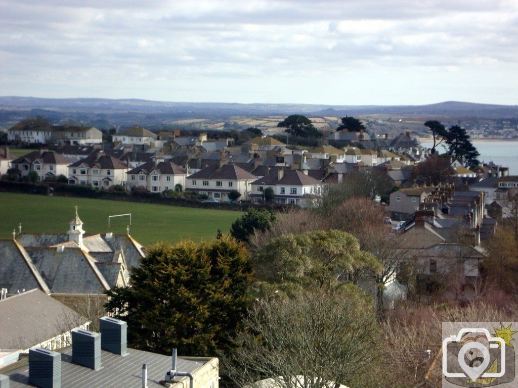 View from Zennor building