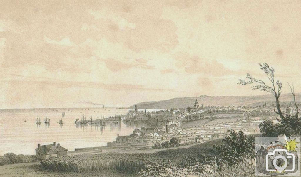 View of Penzance, from near Lescudjack 1844
