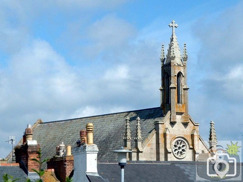 View of R.C. church from Tolver Road