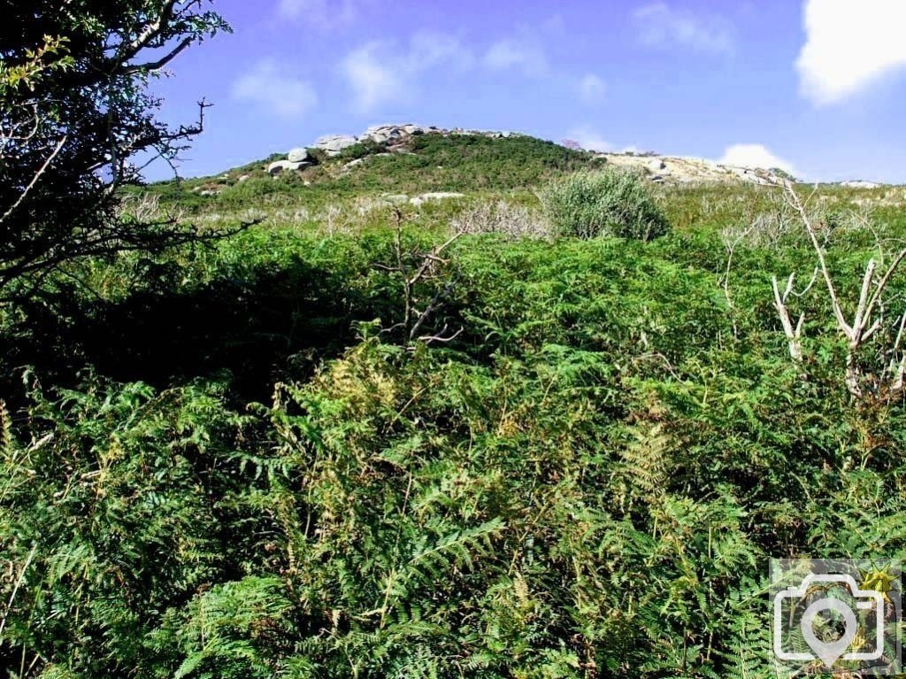 View of Trencrom Hill from the bottom