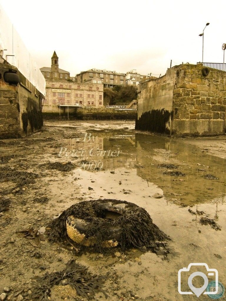 Views of Penzance harbour past and present