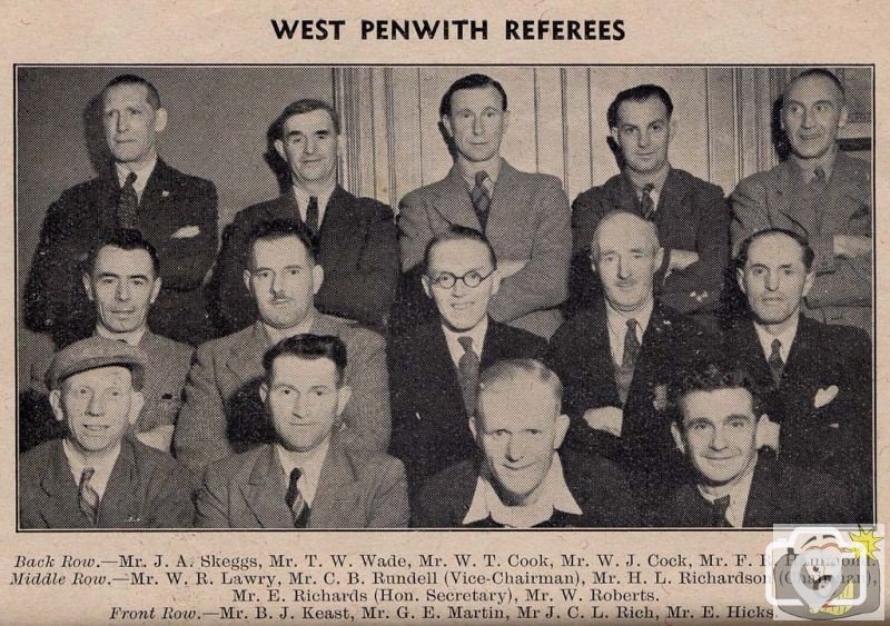 West Penwith referees in 1948-49