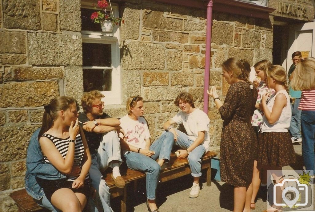 Yard of Old St. Paul's School in Summer