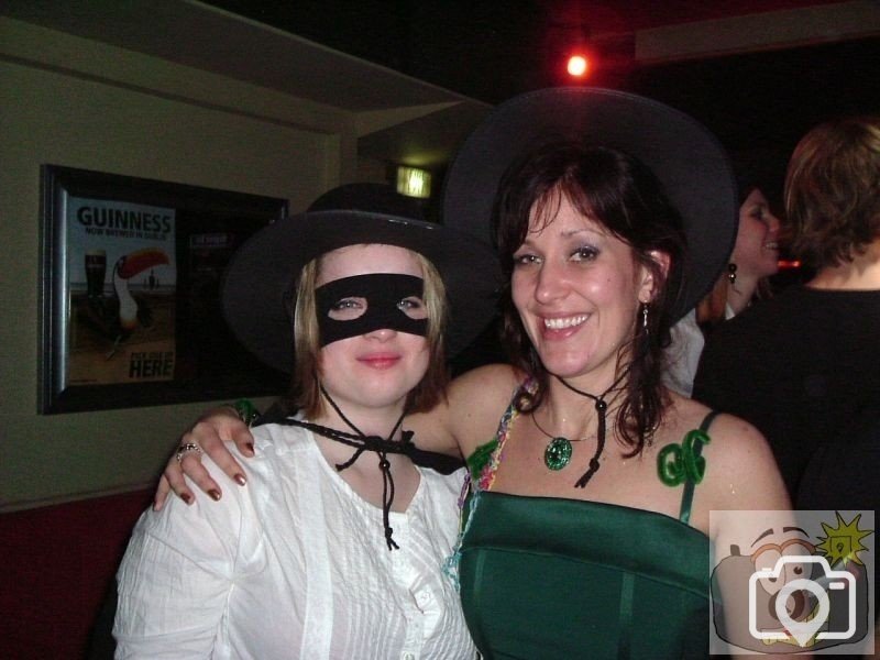 Zorro and mozo assistant (?) in the Regent, 2006